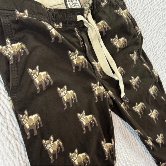 Ruehl No. 925 Brown TRUBBLE The Bulldog Men’s XL Brown Pants Vintage Y2K A&F - Picture 5 of 12